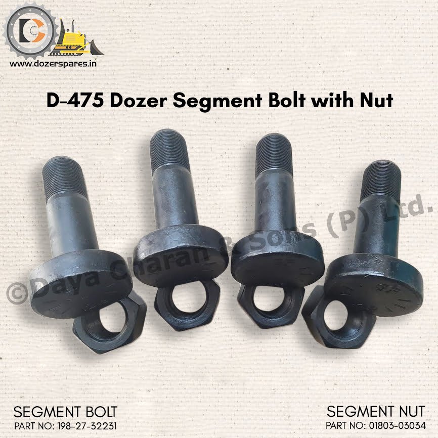 Dozer Segment Bolt with Nut
